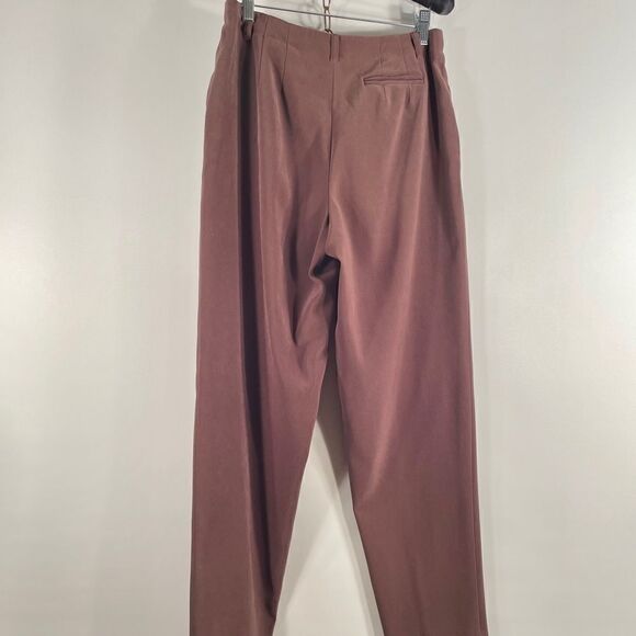 CHOCOLATE ULTRA SUEDE PANTS SUIT by TALBOTS SIZE 8 - Picture 11 of 11